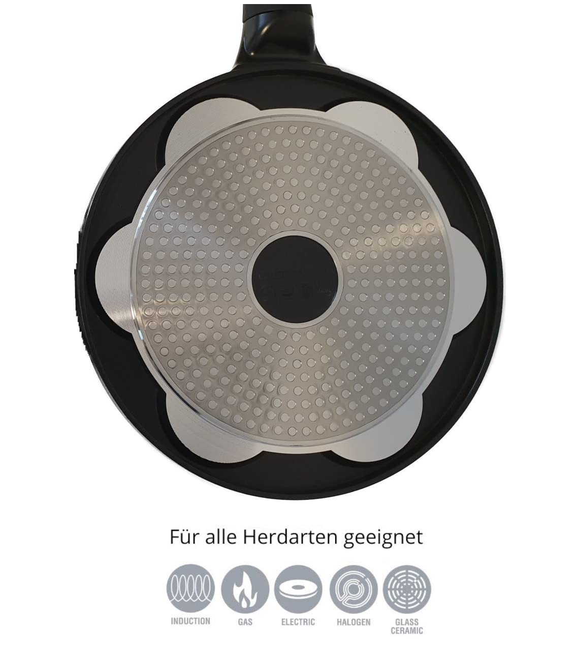 Cheffinger Cheffinger Smiley Emoji Poêle à crêpes Ø26cm Aluminium moulé par induction