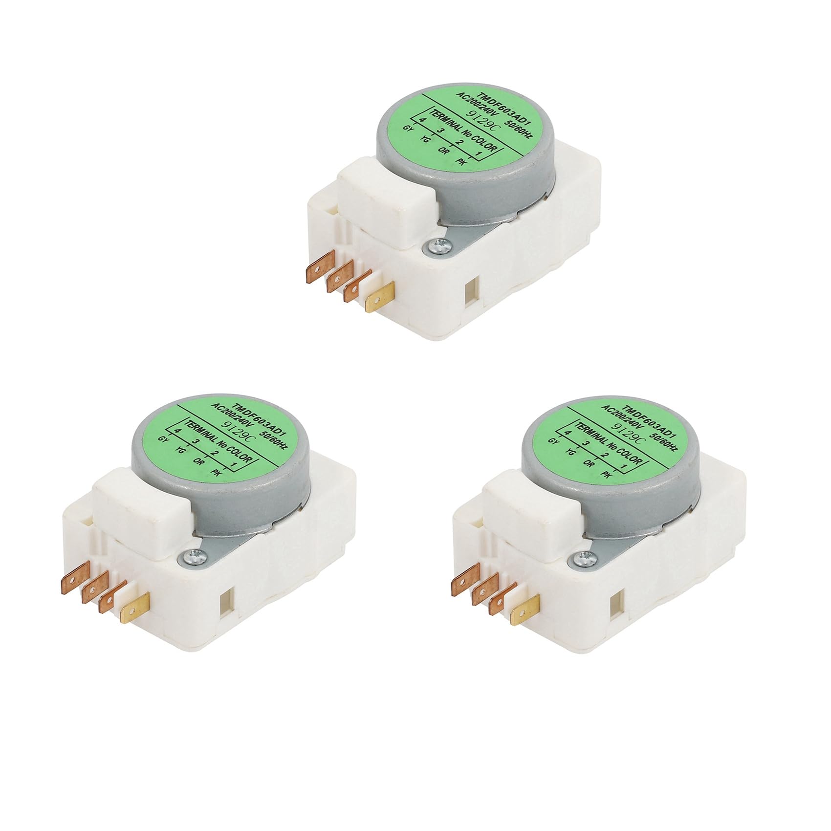 Minuterie de dégivrage mécanique TMDF603AD1 pour réfrigérateur général | Lot de 3 pièces