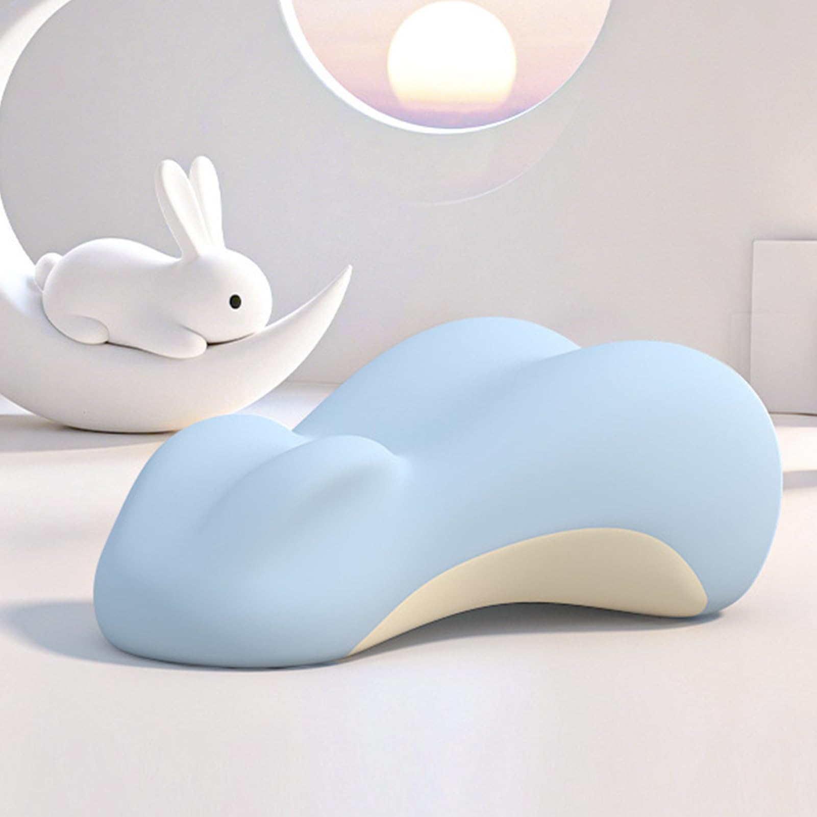 Genérico Almohada Confort para Pareja Cojín de Espuma Suave | Almohada para Soporte Lumbar, y Nalgas Para Masaje Lectura Dormir Sentarse en Cama Sofá Dormitorio