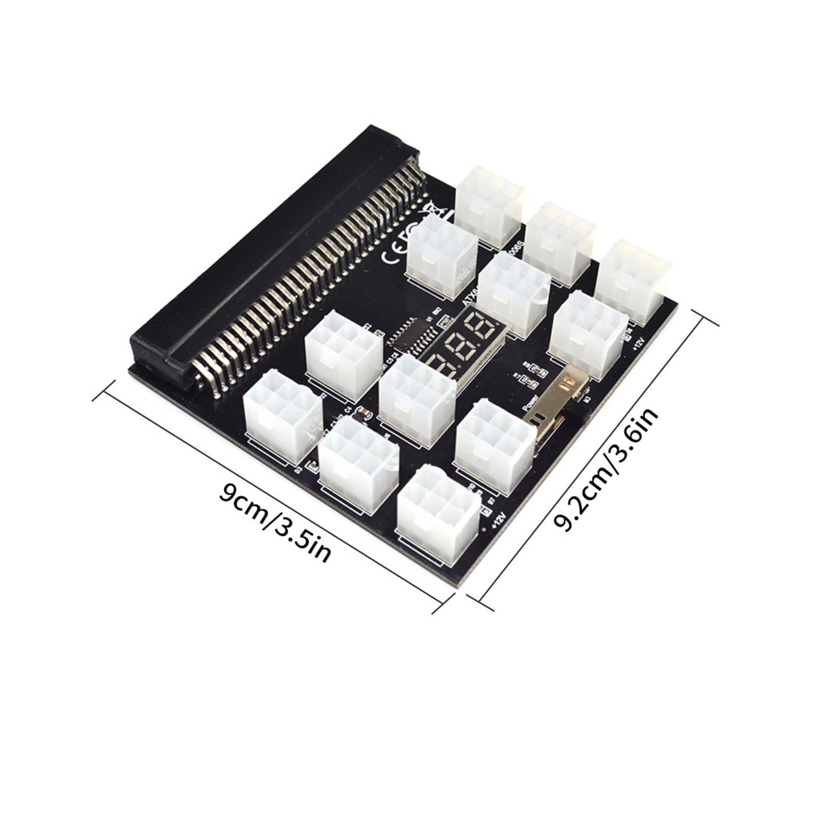 Adattatore di alimentazione PCI-E 12 V 12/17 x 6 pin per server HP 1200 W 750 W PSU Server GPU BTC Mining (17 x 6 pin)