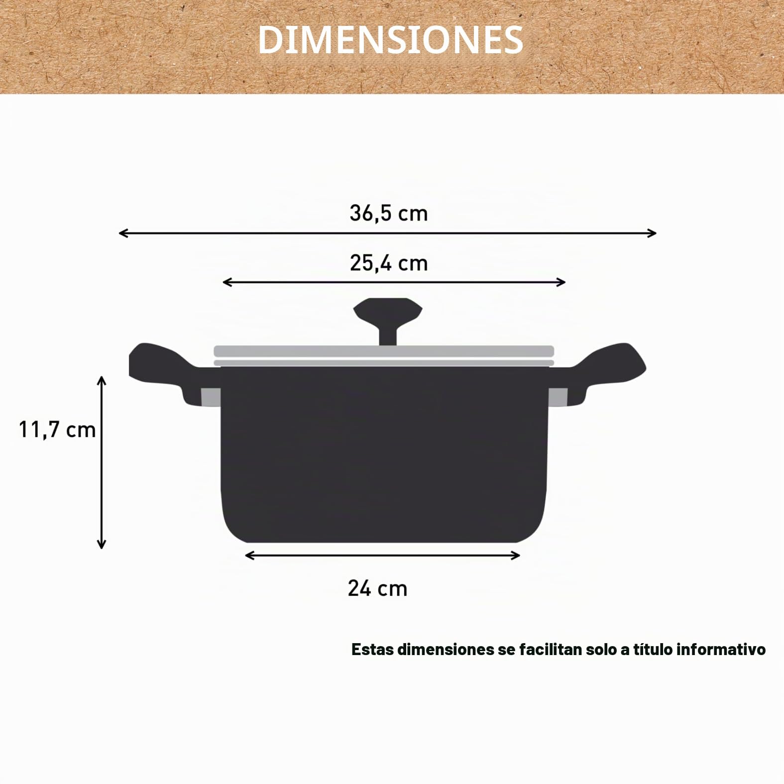 Tefal Renew - Cacerola (24 cm, revestimiento antiadherente cerámico, ecológico, reciclado, cocina saludable, termo-Signal, utensilio seguro, fabricado en Francia, todos los fuegos, incluida inducción