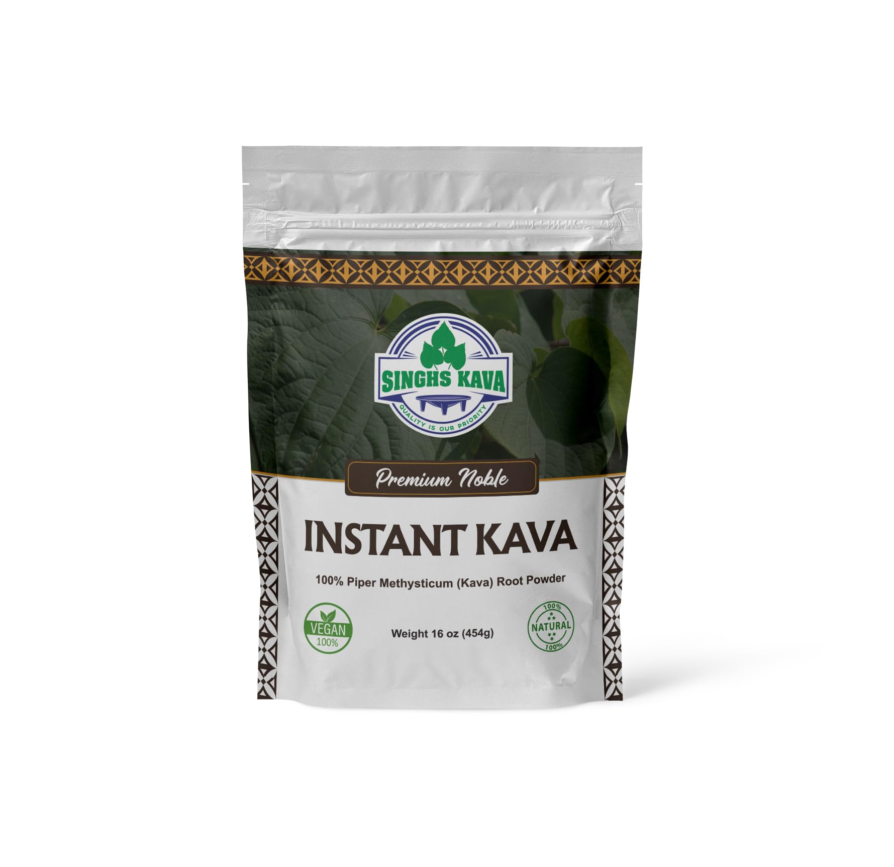 SINGHS Micronized Instant Kava Powder-Fijian Kava (1lb) 16oz