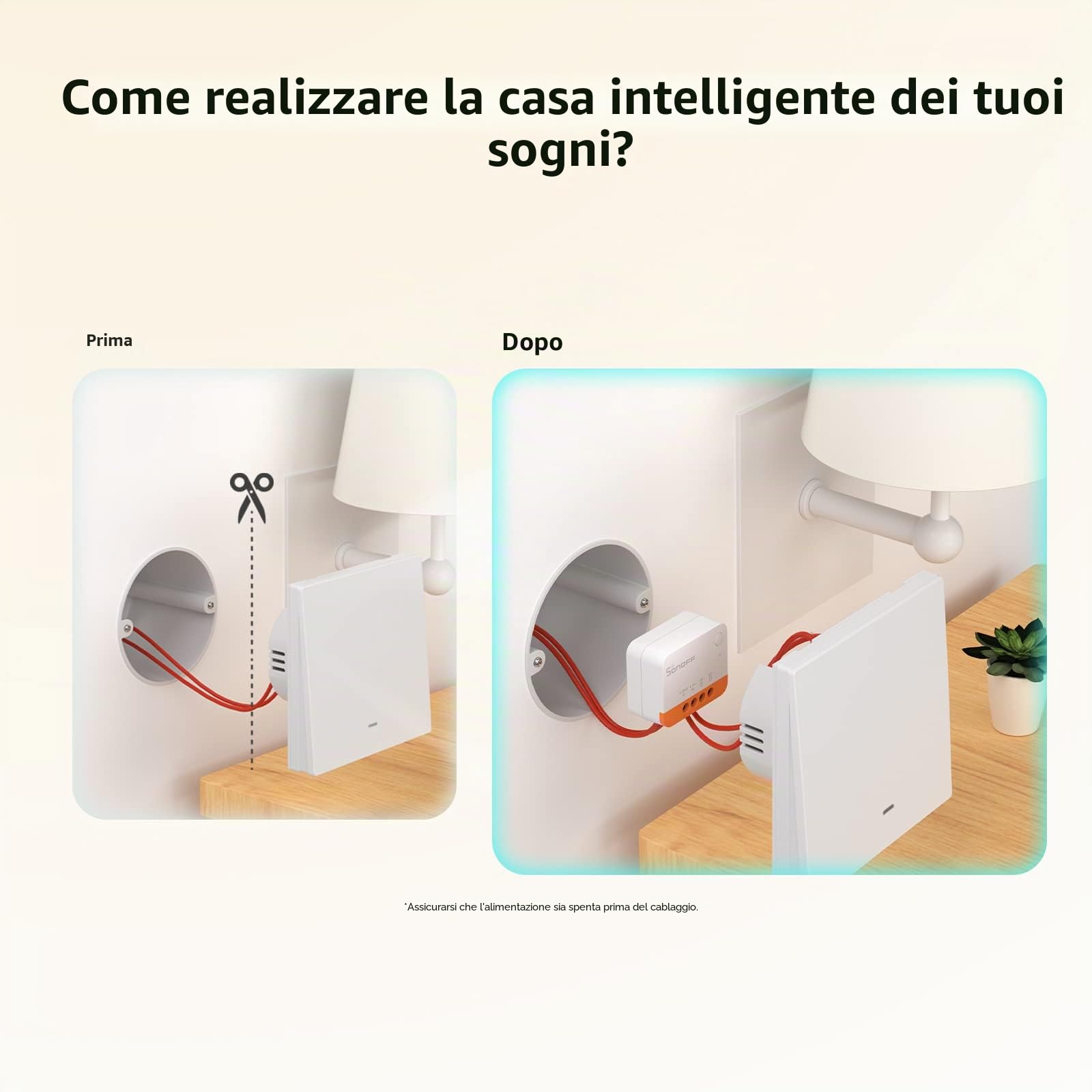SONOFF ZBMINIL2 ZigBee Interruttore wireless (non richiede filo neutro) 4 Pack, interruttore intelligente ZigBee a 2 vie, compatibile con Alexa, Google Home, HA, richiede hub gateway ZigBee 3.0