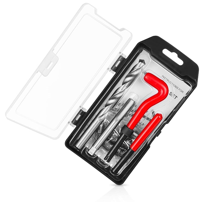Kit de Reparo de Rosca M12 × 1,75 mm JMMRRR com 15 Peças
