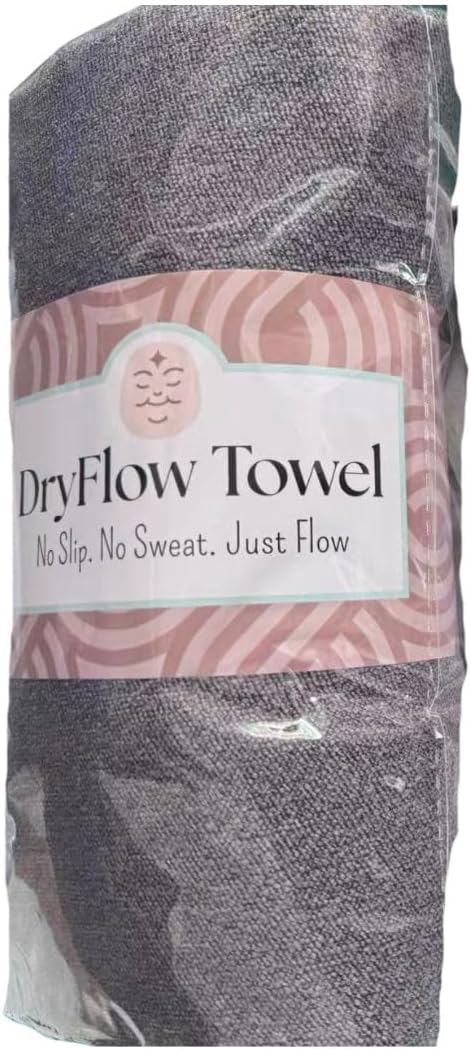 SMILING BUDDHA Premium Microfiber Yoga Mat Towel, Non-Slip, Quick-Drying, Absorbent, for Hot Yoga, Pilates, Fitness Training