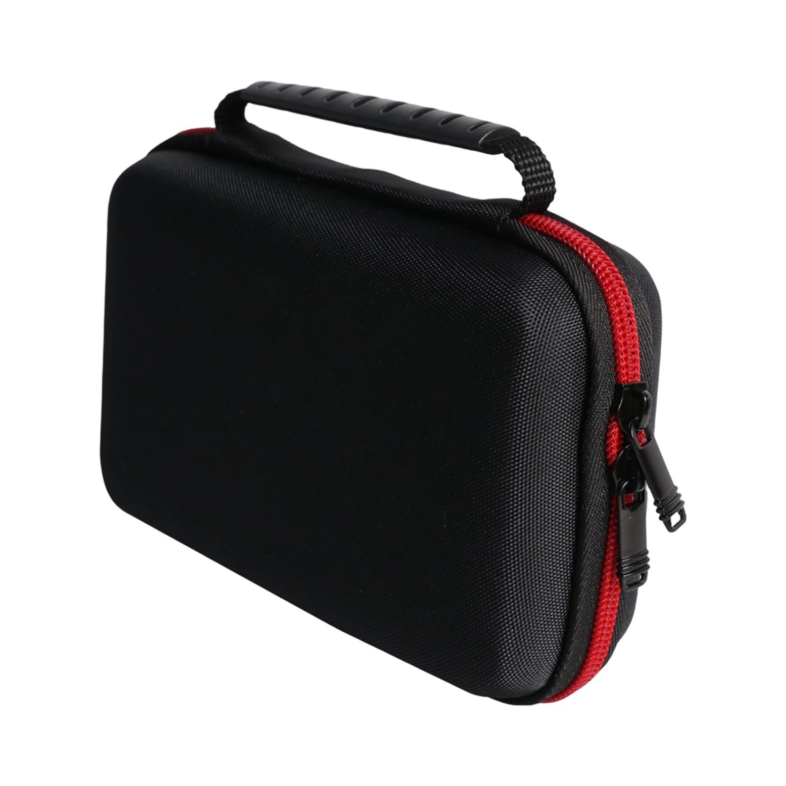 Sisyeuo Red Storage Bag With Card Slot Inner Pocket Scratchproof Console Carrying Case Shockproof Storage Box For Game Console Portable Game Case