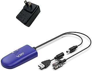 VONETS Mini Industrial WiFi Bridge Ethernet/Repeater/WiFi to Wired/WiFi Hotspot Extender Signal Booster 2.4GHz 300Mbps for IP Printer,DVR VAP11G-300 with 5V/2A USB Wall Charger Adapter