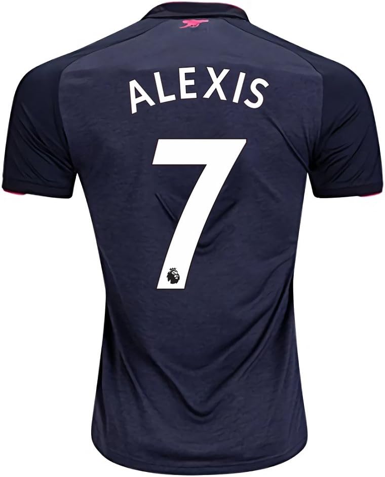 ALEXIS 7 ARSENAL 17-18 AWAY Soccer Men's Jersey Color Blue Size L