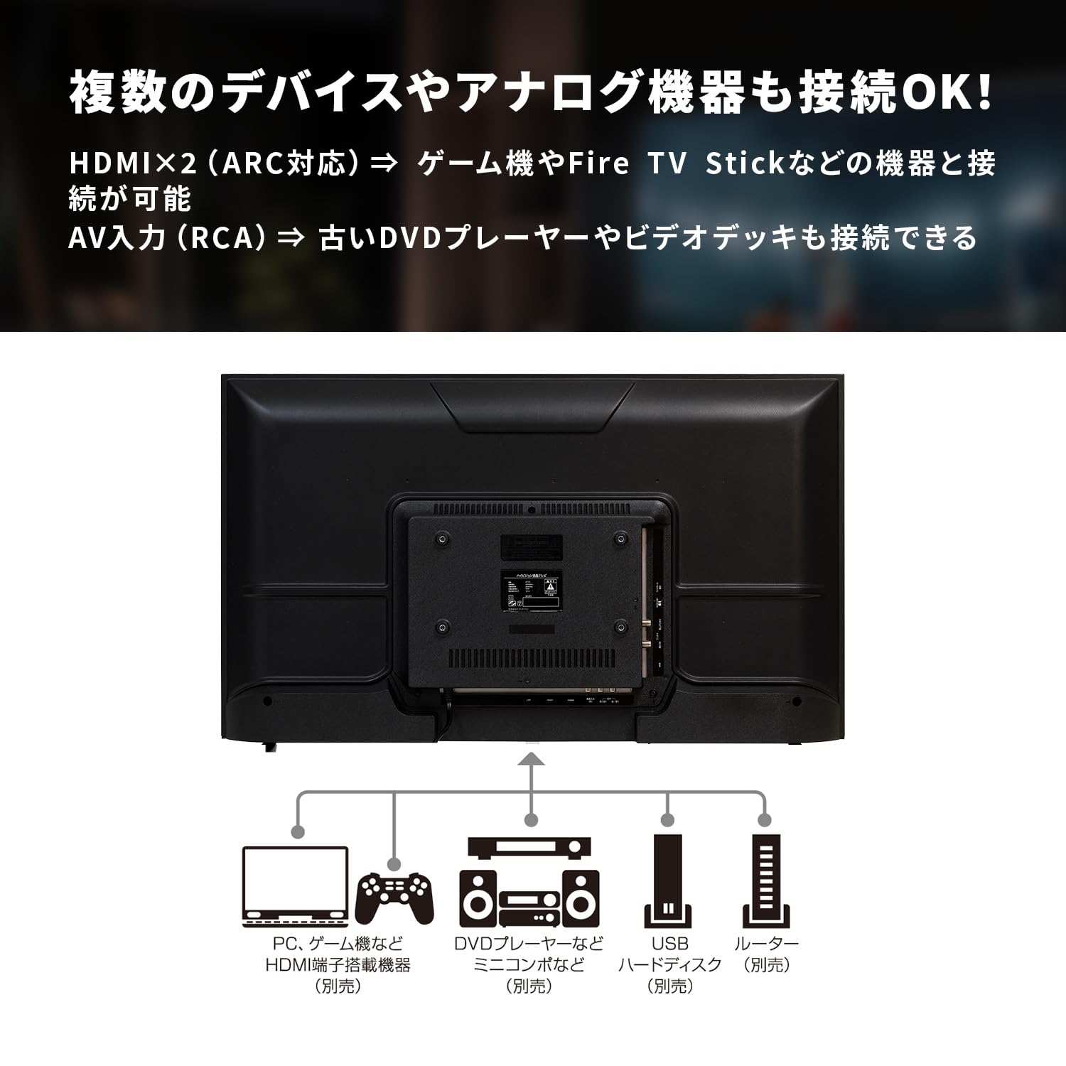 Amazon | [東京Deco] 32V型 フルハイビジョン 液晶テレビ 3波(地デジ