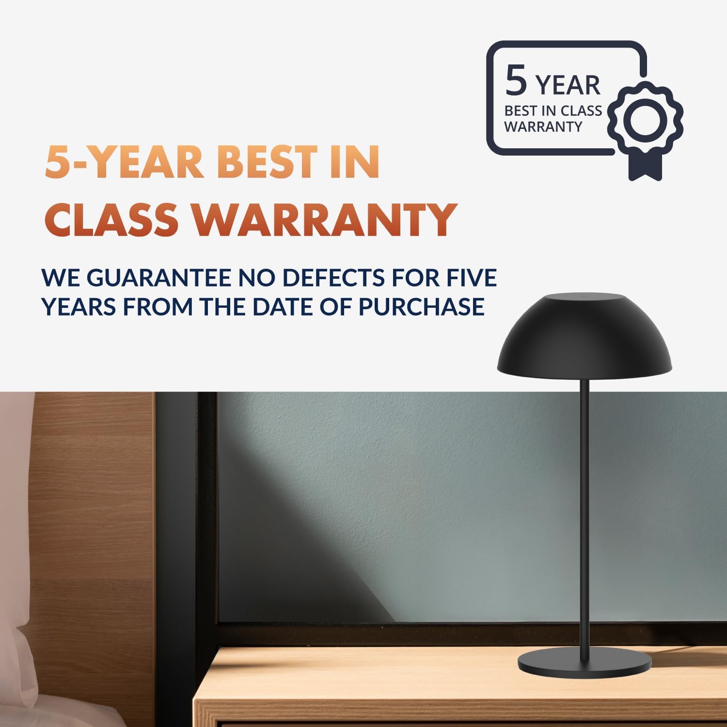 Newhouse Lighting Aurora, Black 2700K Dimmable Cordless USB-C Rechargeable Table Lamp NHTL-AU-BLK, Cordless Desk Lamp for Living Room, Bedroom, Coffee Table, and Other Cozy Home Decor