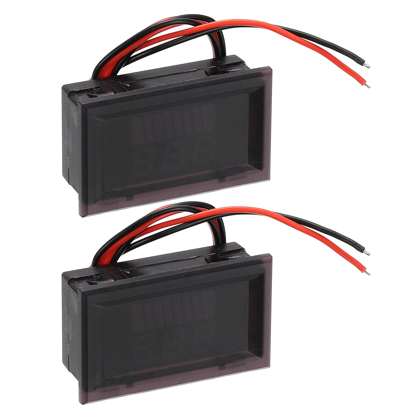 PATIKIL 12V 24V 36V 48V 60V Battery Indicator Voltage Meter Waterproof Lead-Acid Display Percentage Battery Capacity Tester for Golf Cart RV Car Boat, 2 Pcs