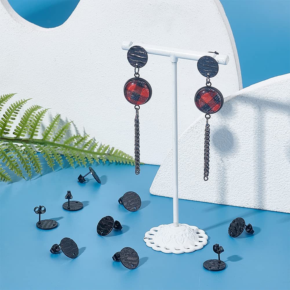 40 Boucles D'Oreilles DIY En Acier Inoxydable - 4 Styles Mignonnes Pour Créations Bijoux Personnalisés
