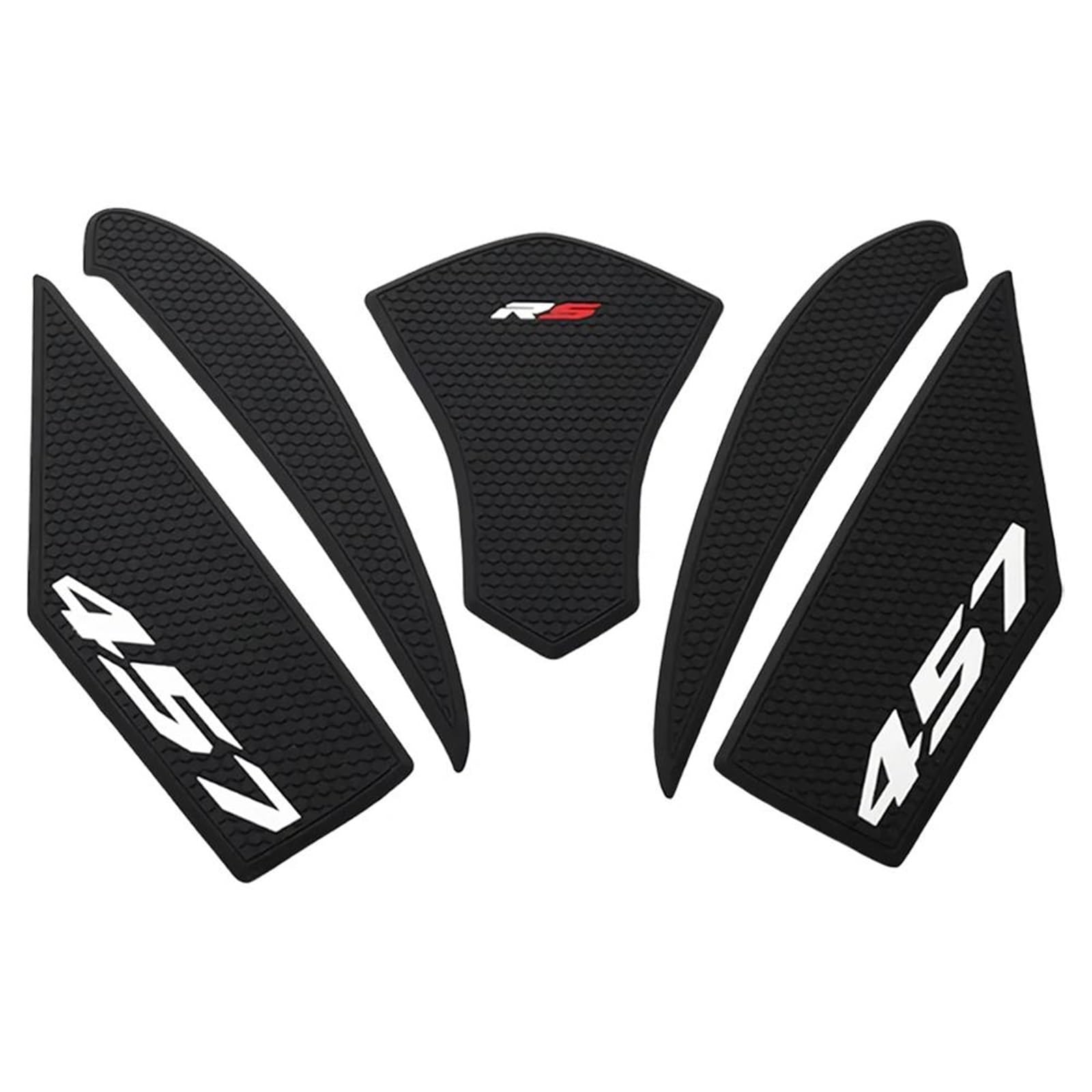 Piwine One Color Motorcycle Side Fuel Tank Pads Protector Stickers Knee Grip Traction Pad For Aprilia Rs457 Rs 457 2024 2025 Kneepad