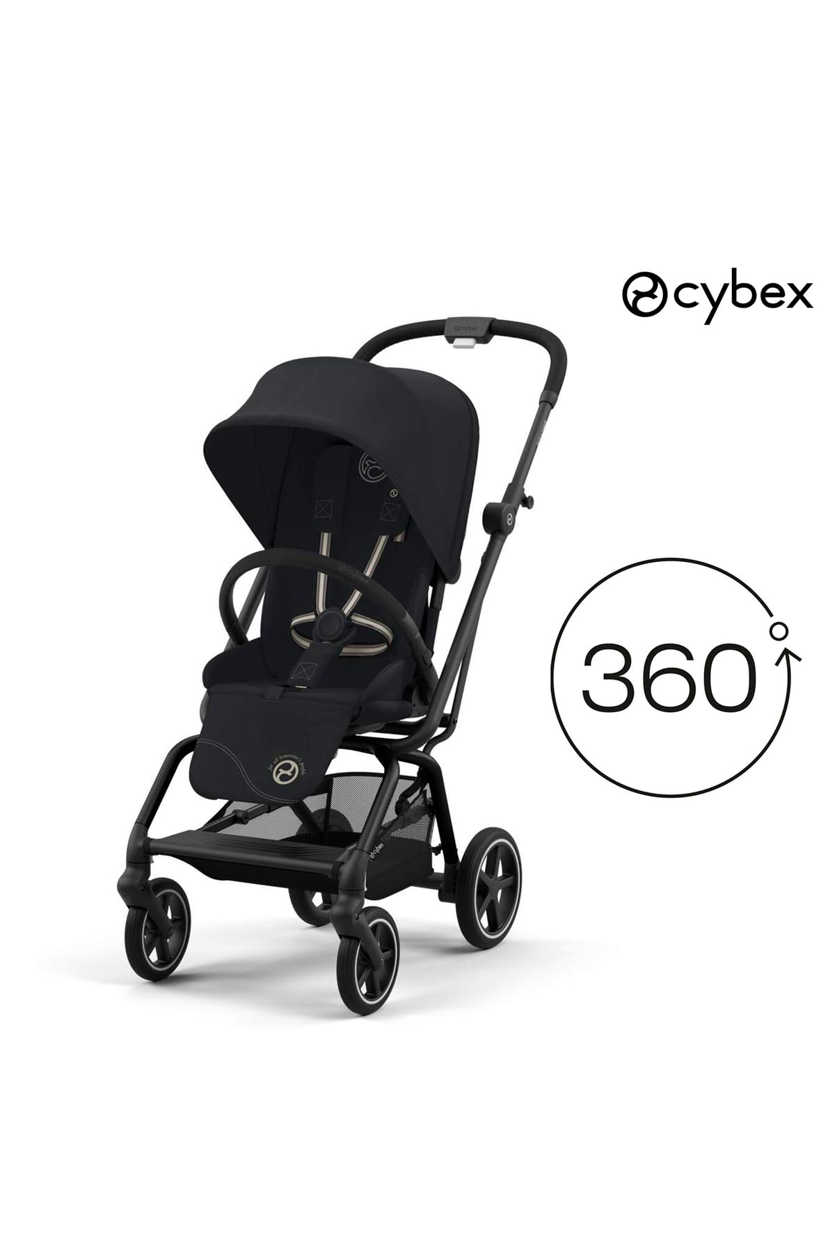Cybex Eezy S Twist+2 Kabin Boy 360 Derece Dönen Bebek Arabası Bebek