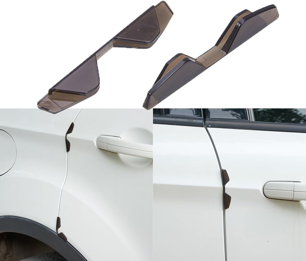 Black Car Door Protection Bumper Anti-Collision Protector Car Crash Bar Anti-rub Decorative Strip Car Door Edge Strip Sticker Guard Anti-Scratch Protector Rubber