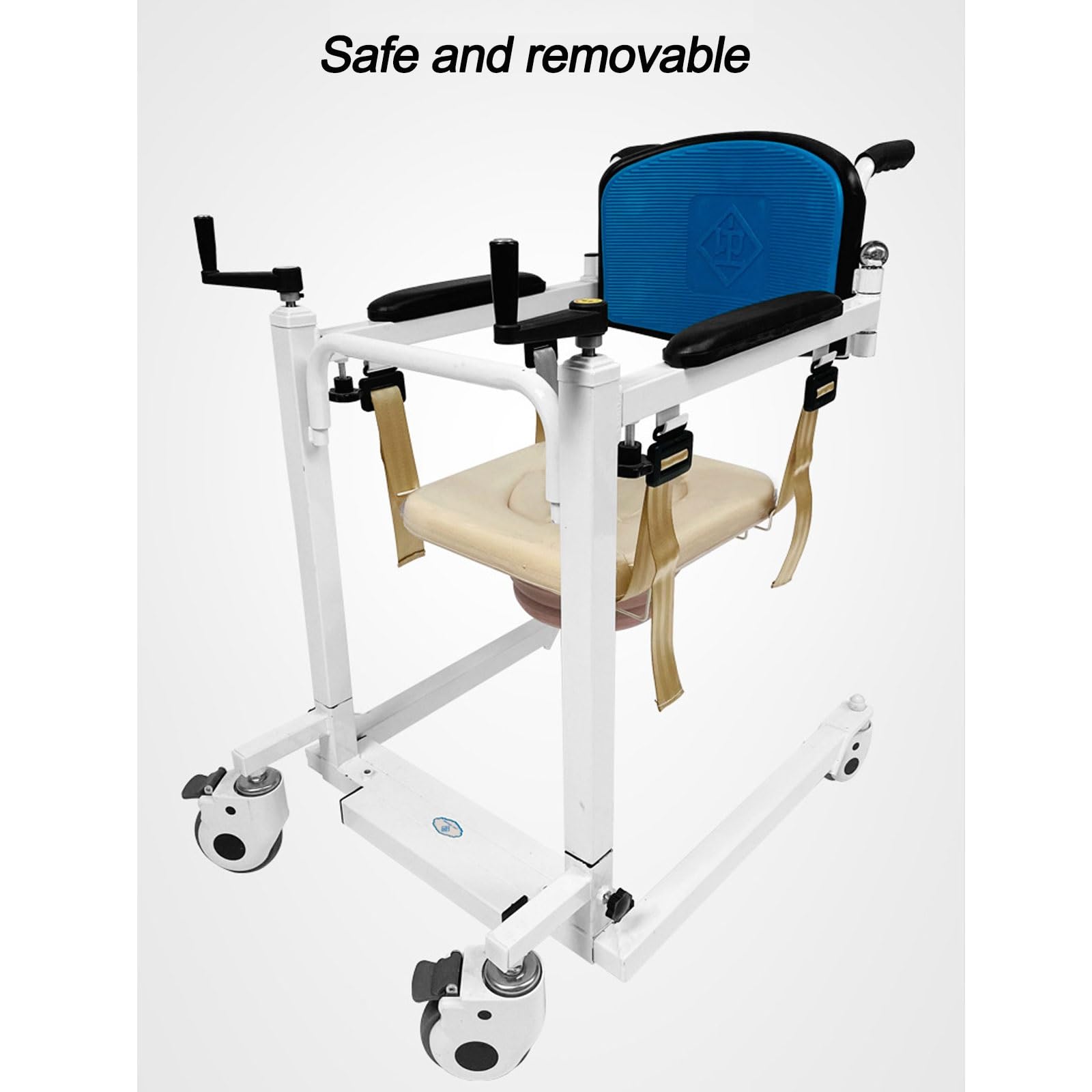 Silla de Traslado for Personas Mayores, Grúa for Elevación y Traslado de Pacientes, Silla de Ruedas Elevadora de Enfermería, Elevador for Silla de Ruedas (Size : A)