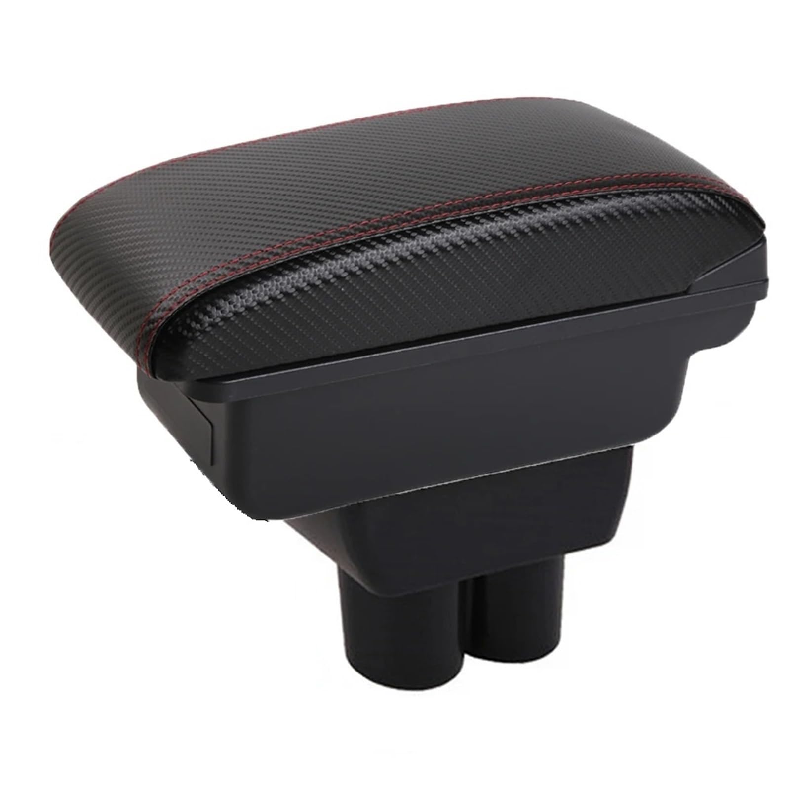 Hguvsjd A-No Usb-Red Line Armrest Box For Suzuki For Jimny Jb23 Jb43 Central Armrest Storage Box Elbow Support For Drivers And Passengers Car Armrests(A-No Usb-Red Line)
