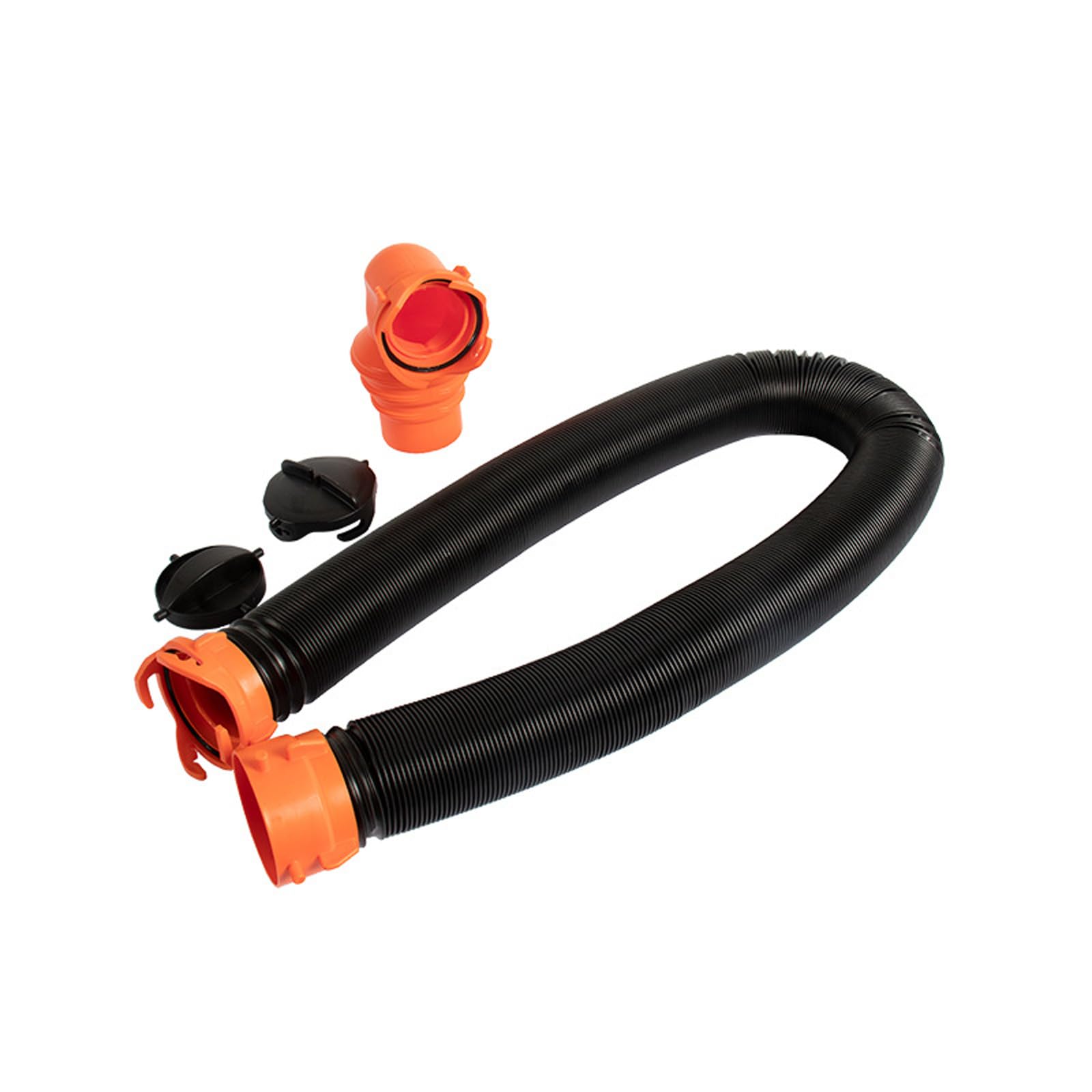 Jazuaiao Campers Sewer Hoses Set Leakproof Structure Telescopic Sewage Pipe Universally Vehicle Sewer Hose Set Outdoor Use Campers Accessories