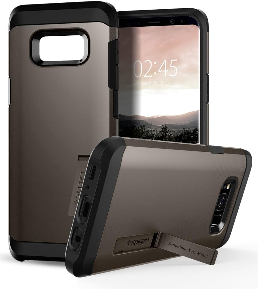 Spigen Tough Armor Designed for Samsung Galaxy S8 Plus Case (2017) - Gunmetal