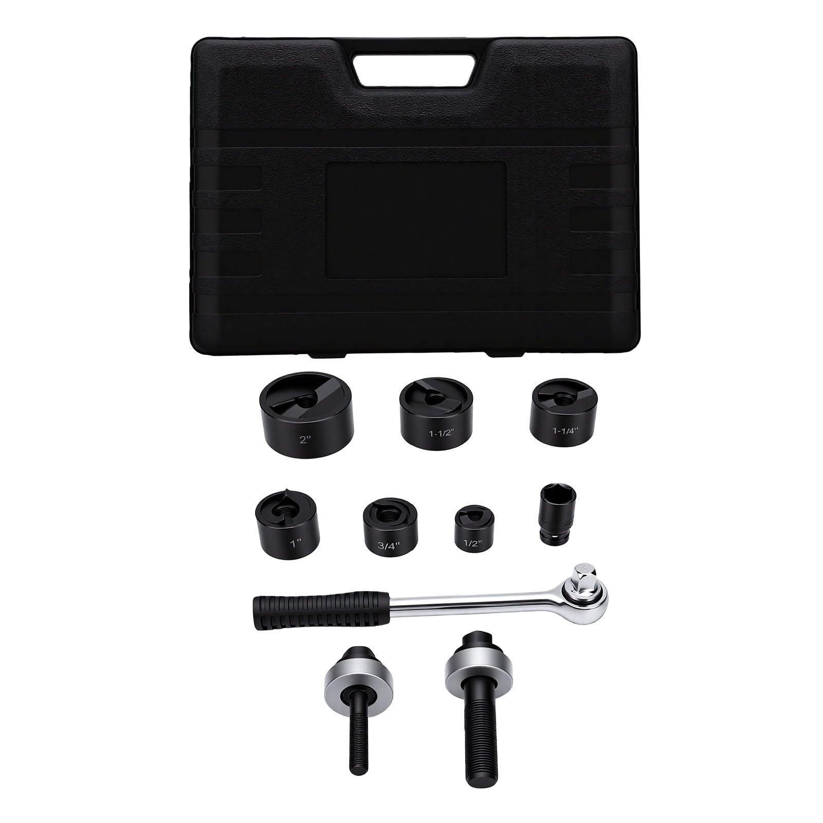 Kit de Sacabocados Manual, Acero CRV Duradero