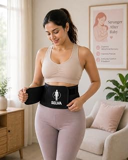 Abdominal Belt |Unisex Waist Support for Tummy Trimming, Surgical Recovery & Back Pain Relief | Comfortable Back Suppport ... Price In India
