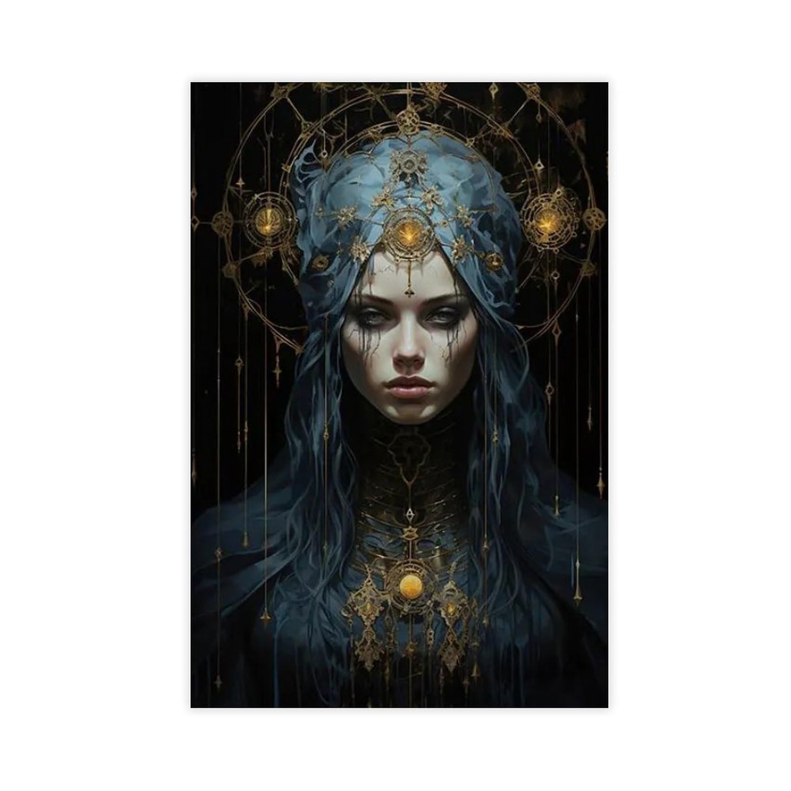 Utgn Goddess Hecate Canvas Canvas Poster Wall Art Print Picture Paintings 12X18inch(30X45cm)