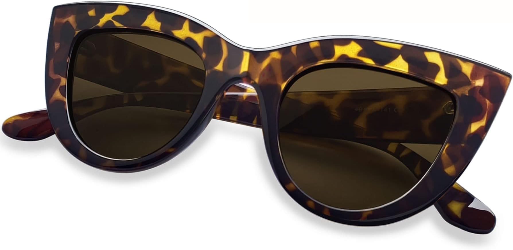 Polarized Cat Eye Sunglasses for Women Vintage Cateye Sun Glasses UV400 Protection