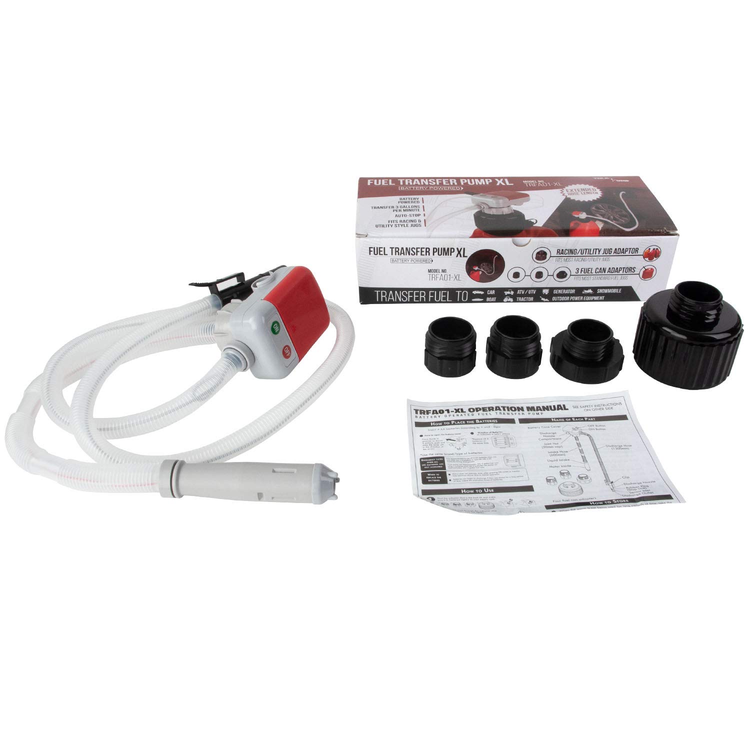 2PK of TERA PUMP TRFA01XL Racing Fuel Transfer Pump with Various Gas