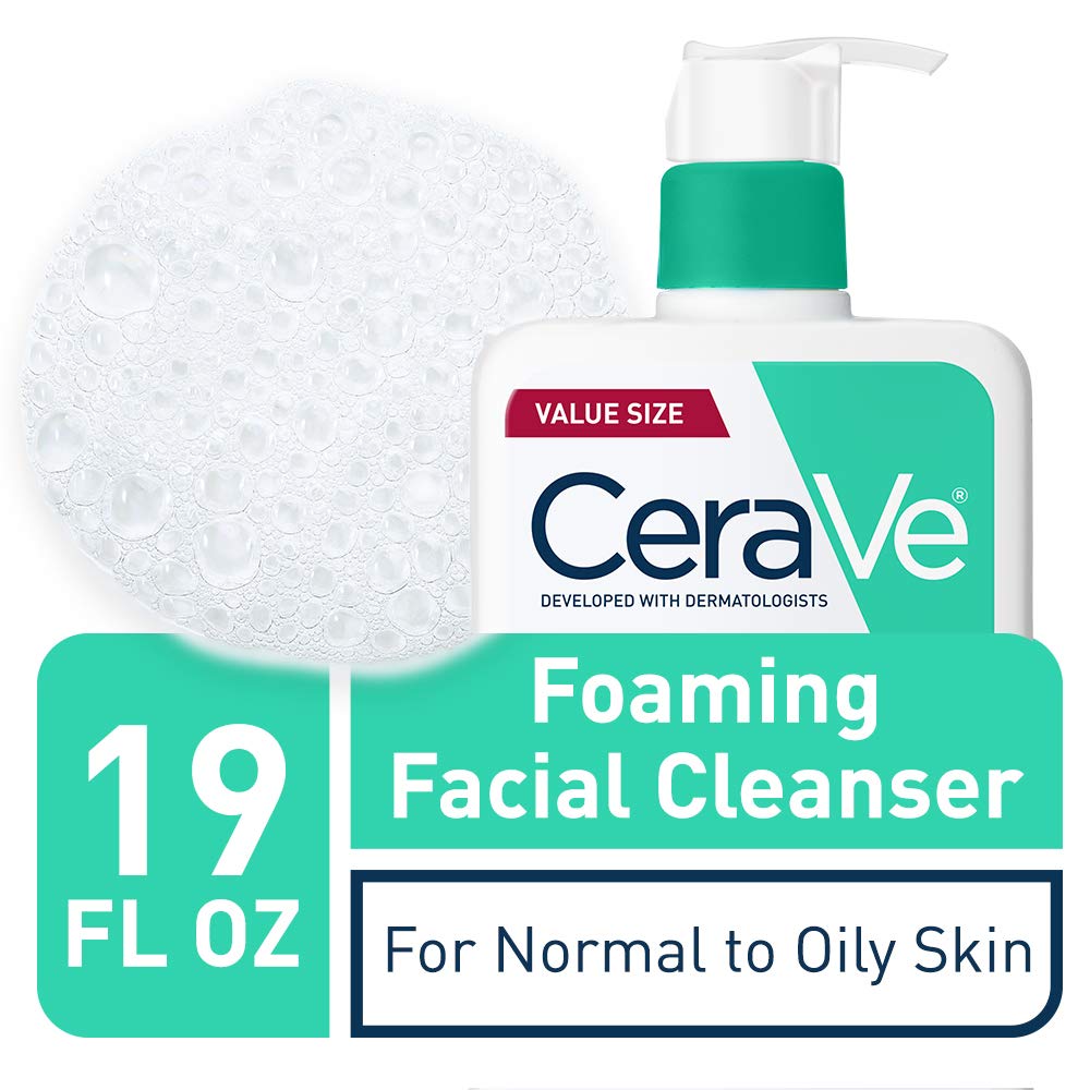 Buy CeraVe Foaming Facial Cleanser Daily Face Wash for Oily Skin with