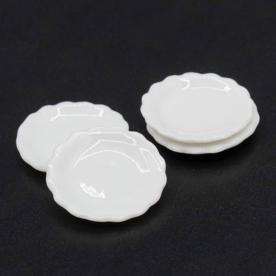 セール　ミニチュア　37ミリ　皿　ドールハウス 楽天市場】ドールハウス ミニチュア プラスチックプレート お皿