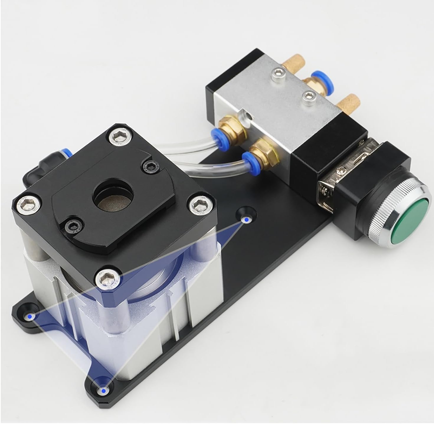 Máquina Canteadora, Perforadora De Cantos, Punzonadora De Cantos De Aleación De Aluminio De 8 Mm Y 15 Mm, Presión De Aire De 0,4 A 0,6 Mpa, Diámetro Del Tubo De Entrada De 8 Mm, Para Proyectos De