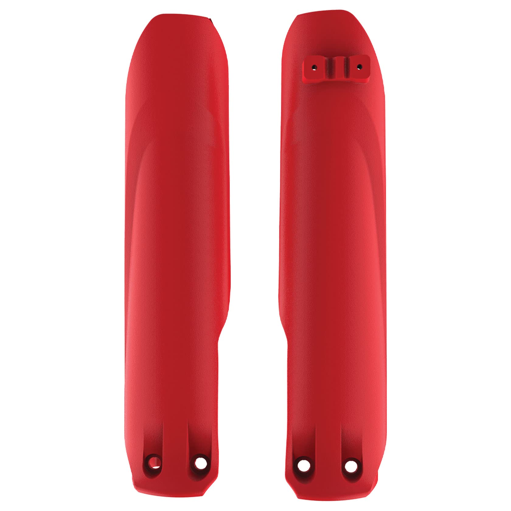 Polisport 8399100001 - Set Di Protezioni Forcella In Polipropilene Antiurto Senza Bulloneria Compatibile Con Le Moto Beta In Colore Rosso - 4