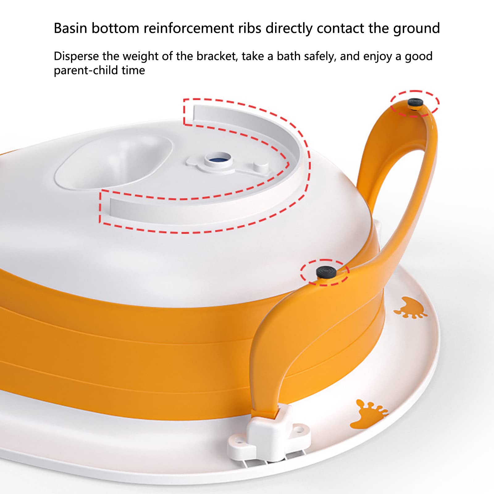 Soporte de baño para bebés Almohadilla de asiento de baño para recién nacidos Soporte de asiento de baño Red Flotante Almohada de baño suave para bebés Cojín de bañera antideslizante para recién nac