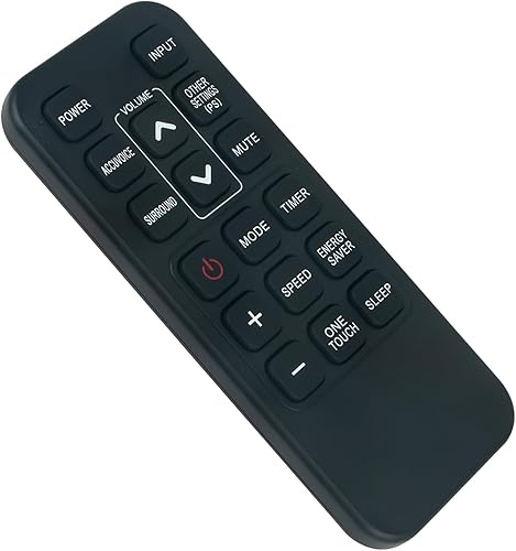 RG15A (B)/E Control remoto de repuesto -ALLIMITY- apto para Toshiba Magnavox Midea ZVOX Aire Acondicionado y RG15A (B)/E para altavoces ZVOX