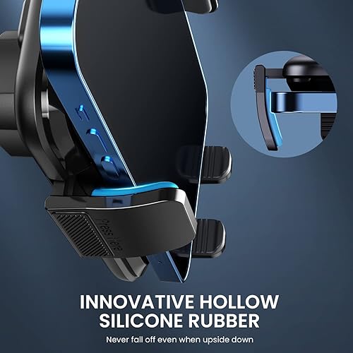 Vista 11 de Soporte de teléfono para automóvil, [succión de grado militar y base súper resistente] Soporte universal 3 en 1 para teléfono para salpicadero