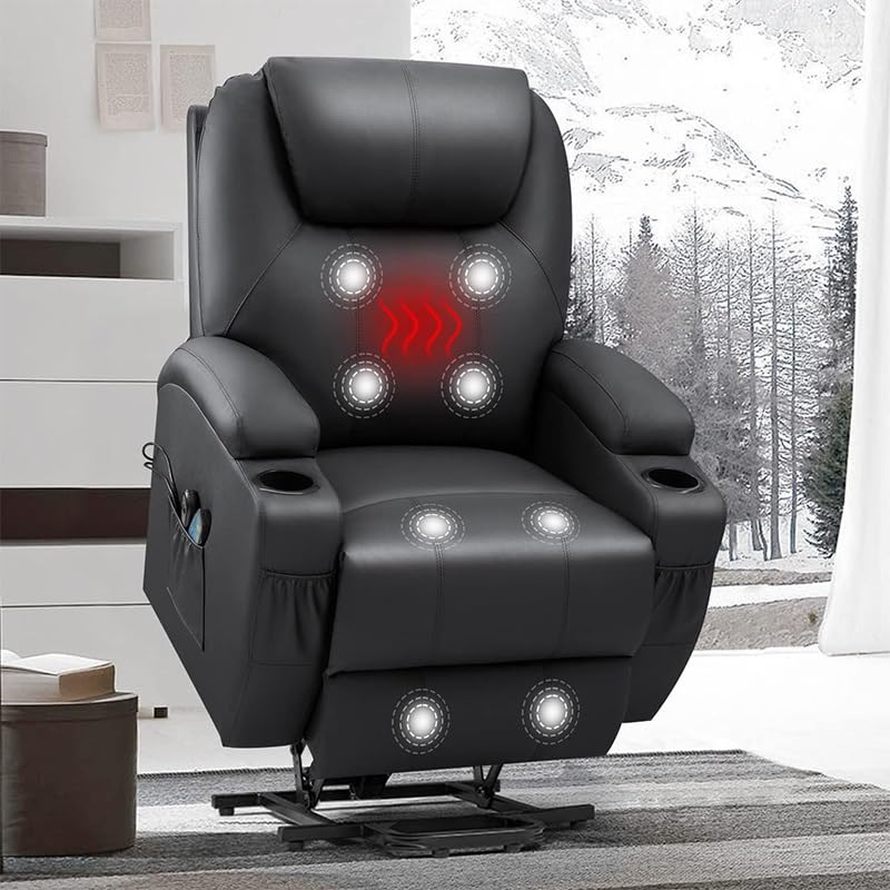 Sillón reclinable masajeador color único miniatura 4
