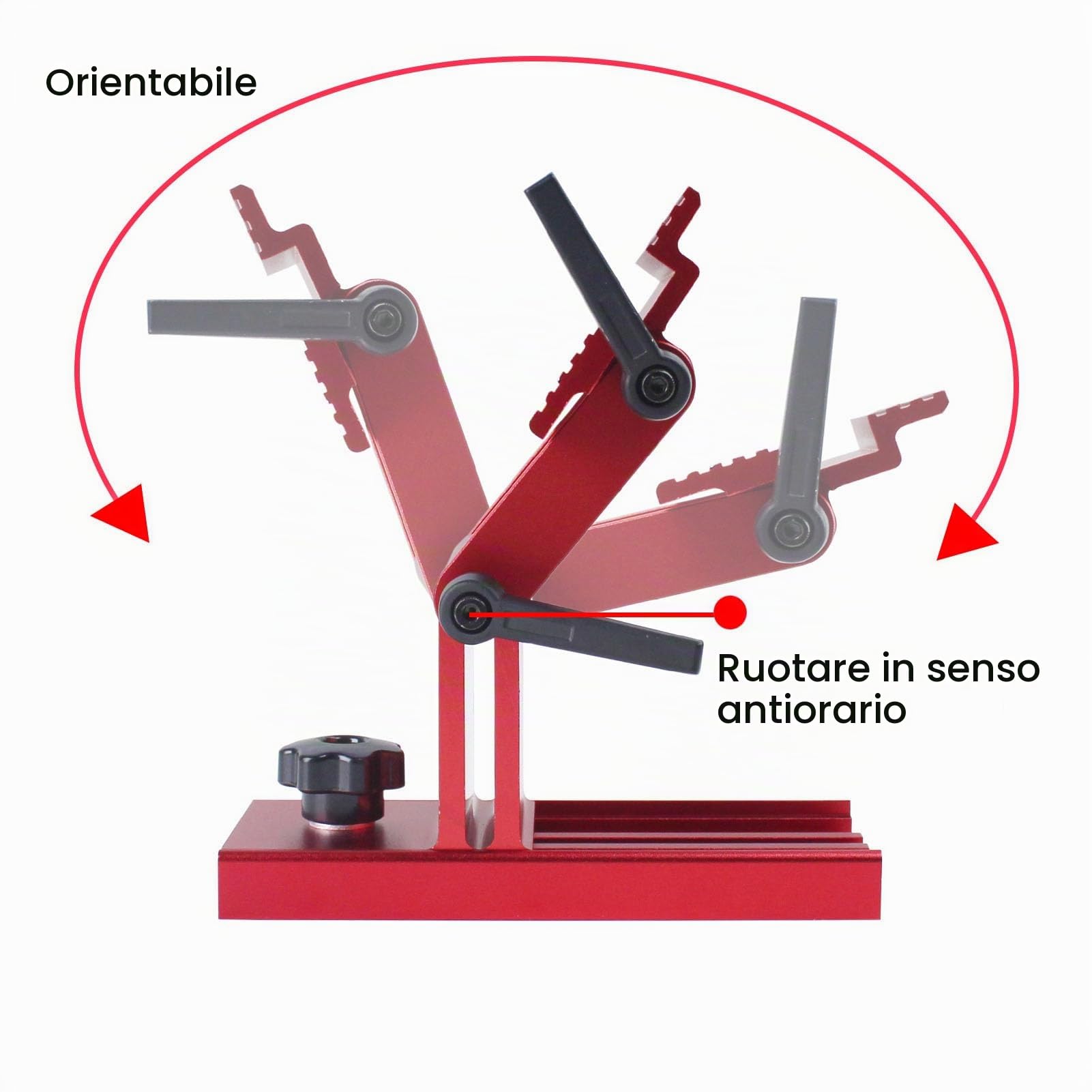 di Affilatura Regolabile per Poggiautensili di Ricambio per Smerigliatrici e Levigatrici Banco 6“ o 8”, Guida di Affilatura Facile Affilatura degli Utensili