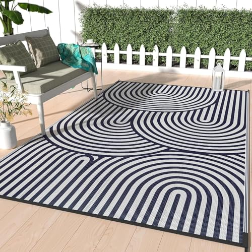 Tapis d'extérieur imperméable pliable pour aménager une terrasse propre - 2