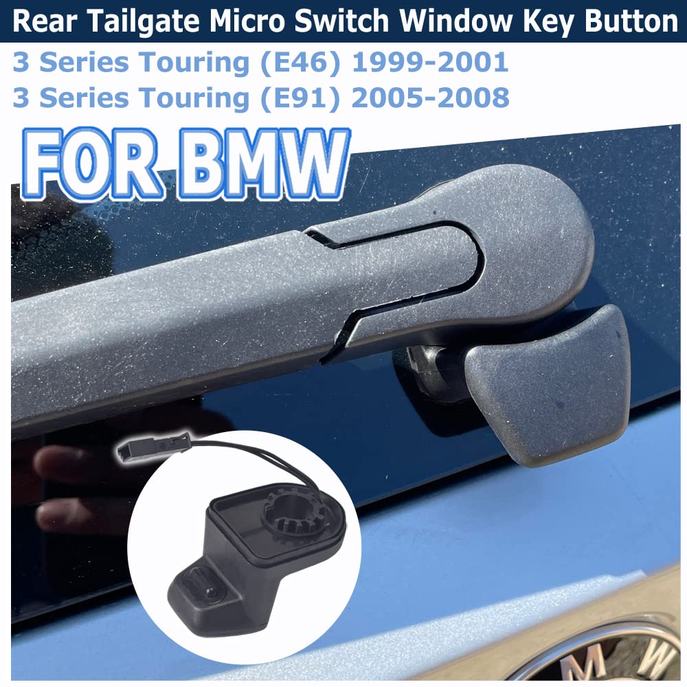 Bouton Poussoir Vitre Arrière BMW E46 E91 E61 – Référence 61319200673 – Qualité OE Parfaite