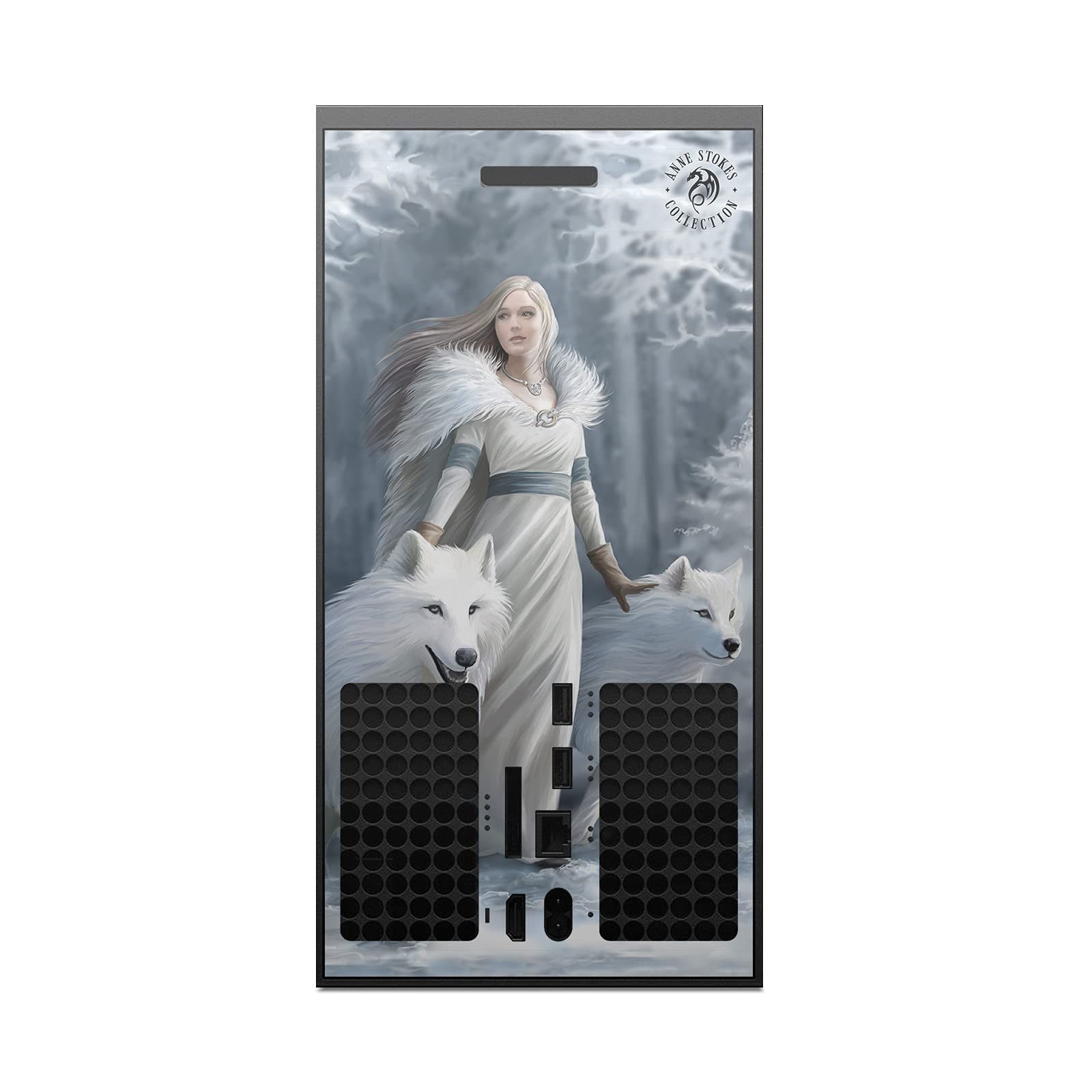 Head Case Designs sous Licence Officielle Anne Stokes Gardiens d'hiver Mix Art Vinyle Autocollant De Jeu Peau Autocollant Couverture Compatible avec Xbox Series X Console and Controller Bundle