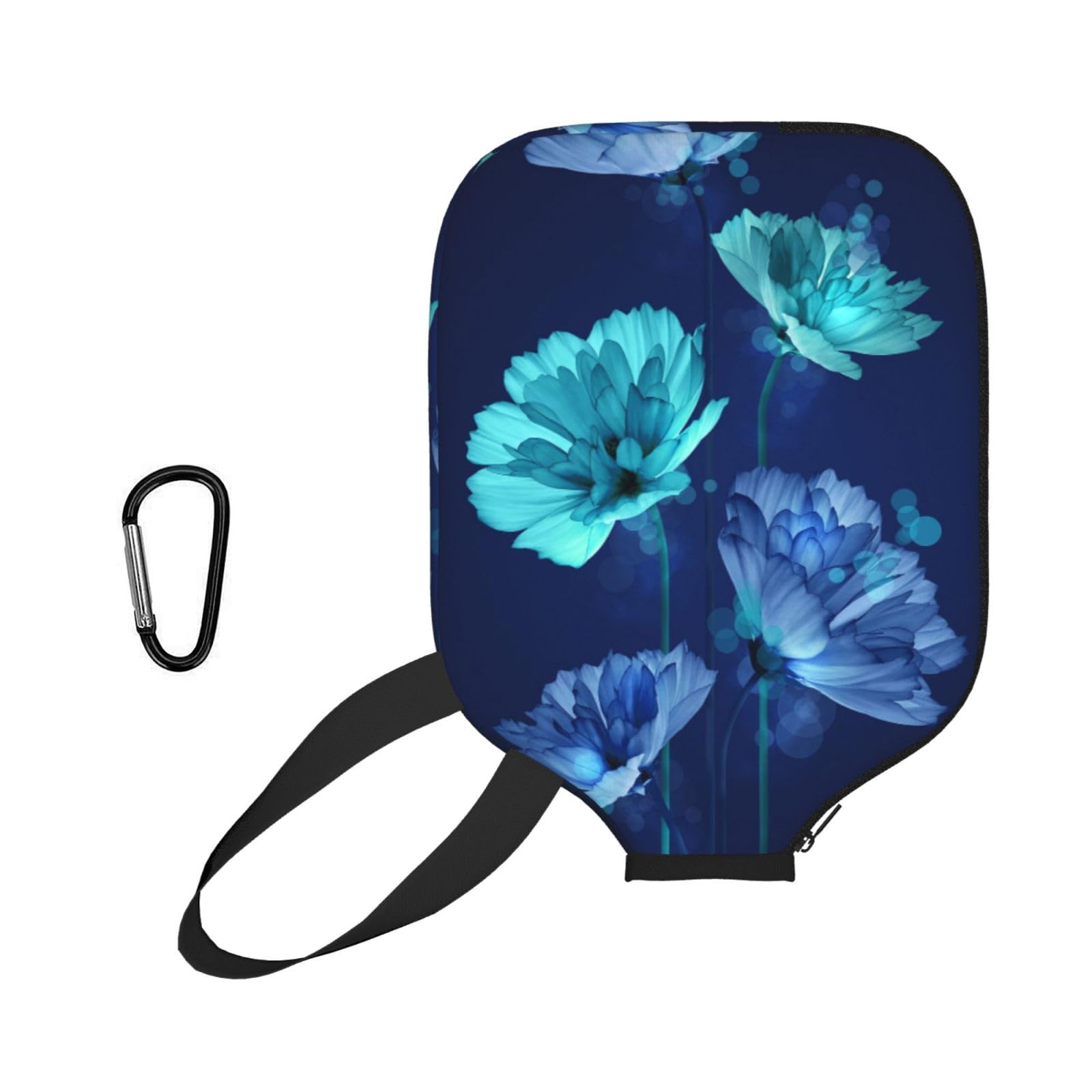 ESNAIUVCD Blue Flower Print