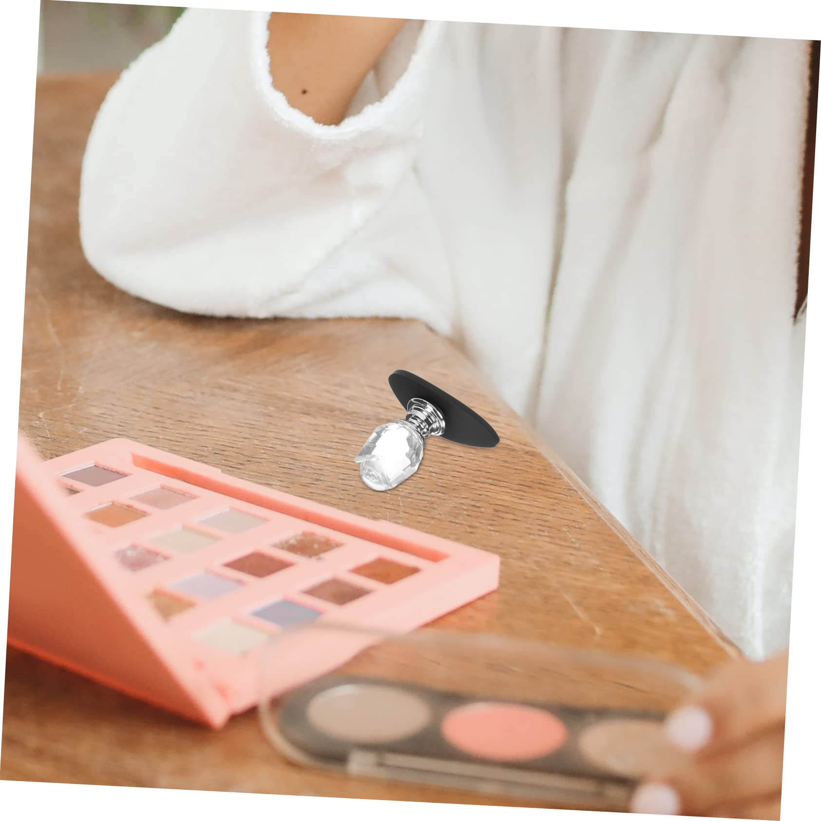 Angoily Eyeshadow Tool Lazy Eye Stamp Portable Size Safe Silicone Material for Women's Beauty Needs