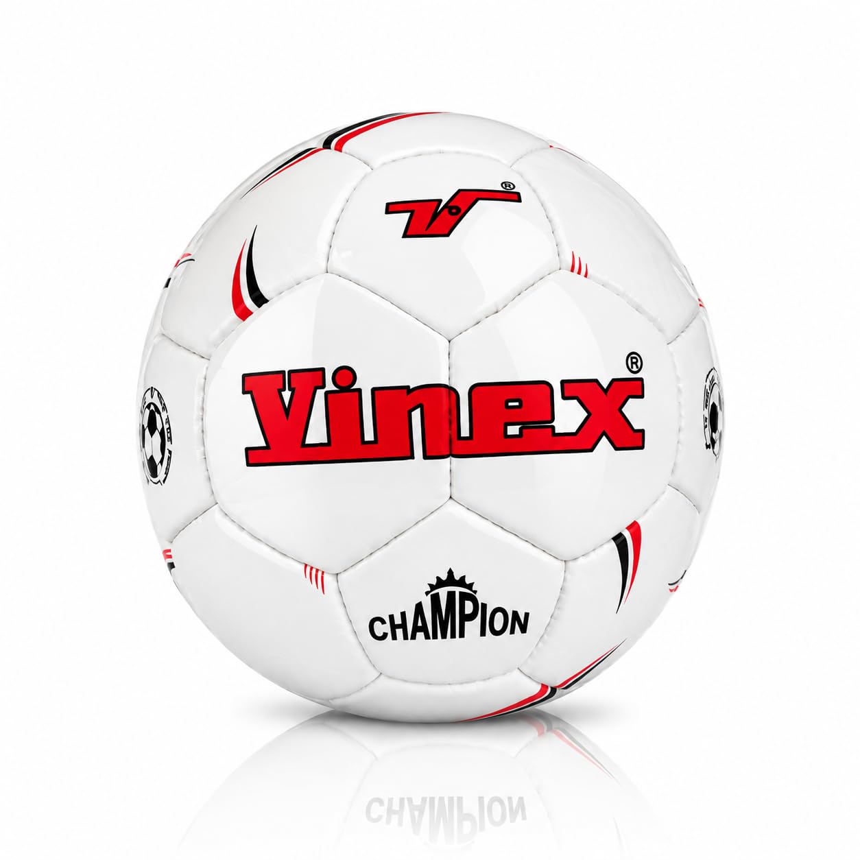 Vinex Champion Football – Official Size & Weight | Hand Stitched 32 Panels PU Material | Durable Latex Bladder-image-32