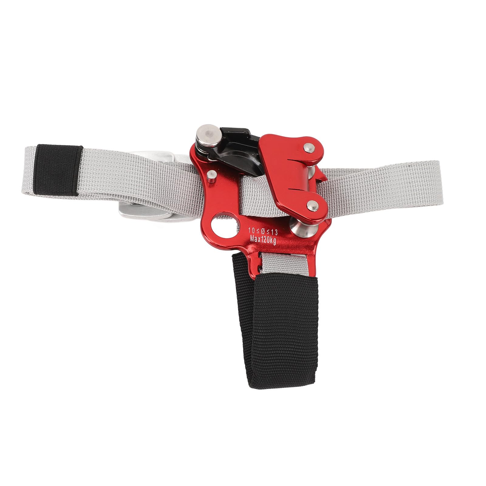 RiToEasysports Foot Ascender, High Strength Foot Ascender Climbing Rappelling Gear Equipment for Rock Climbing Mountaineering (Red Right)