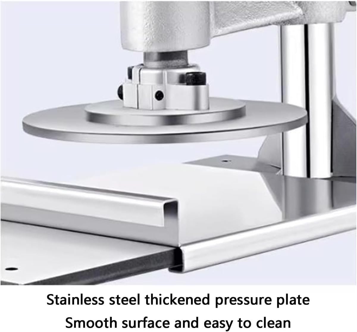 Pressa per impasto per pizza manuale, Pressa per impasto per pizza in acciaio inossidabile, Spessore regolabile per la casa, Pressa per tortilla per tortillas per pizza commerciale o familiare 14cm