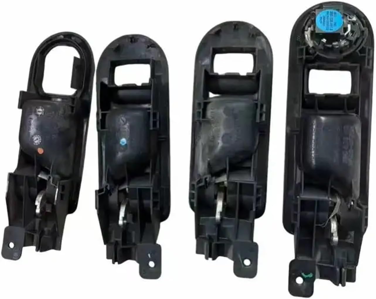 4pcs Brushed Finish Interior Door Handle Compatible with VW Passat B5 Golf 4 R32 MK4 Jetta 1998-2005 3B1 837 113/3B1 114