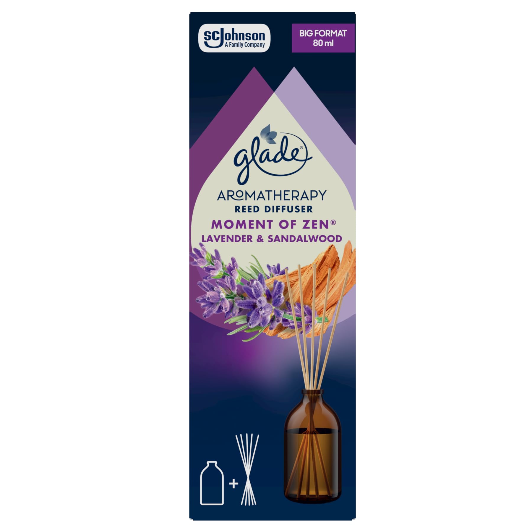 Glade Aromaterapi Çubuklu Oda Kokusu Zen 80 ml