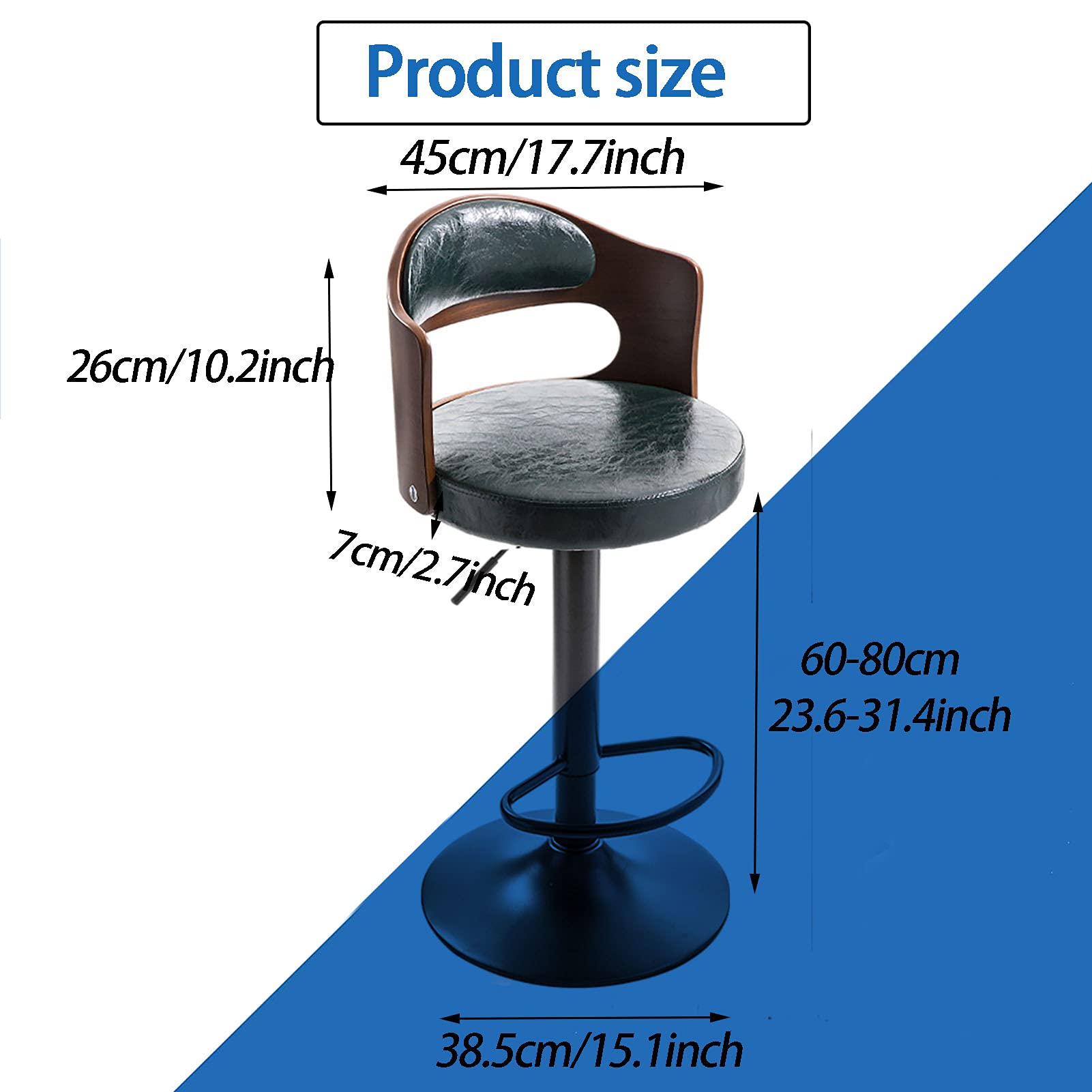 Amazon｜バースツール 2点セット カウンターハイト バーチェア