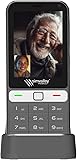 simvalley MOBILE Senioren Telefon: 4G-Senioren-Handy, Touchdisplay, Whatsapp, SOS-Funktion, GPS, Android (Seniorenhandy mit Whatsapp, Videotelefon, Smartphone ohne Vertrag)