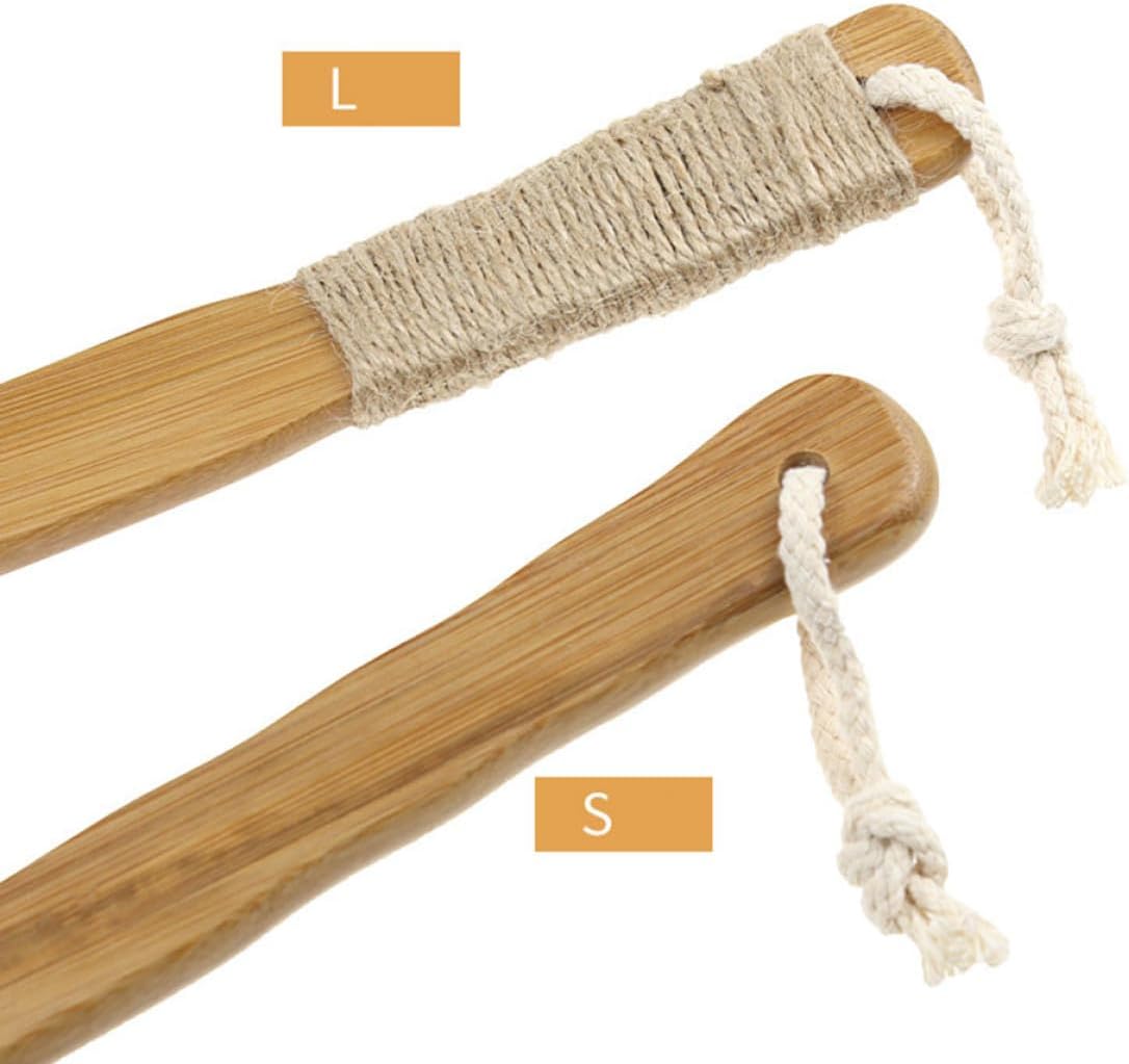 Back Scrubber Bath Brush with Long Curved Handle 47cm, Soft Ppr Bristle Exfoliating Body Massage Shower Brush for Men and Women
